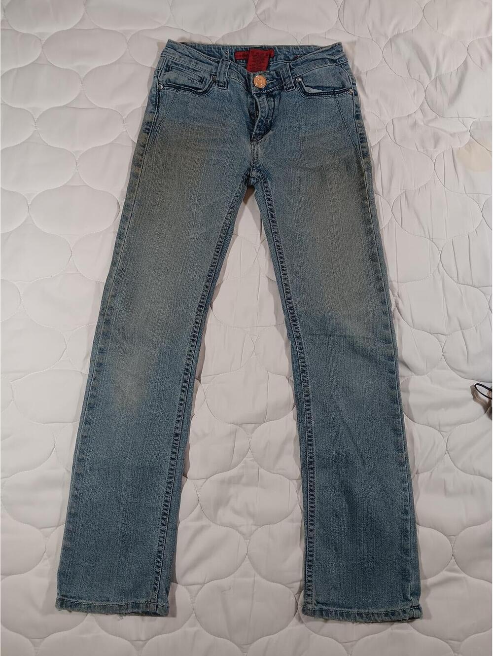 Vigoss Jeans Size 12 – Y2K Embellished Pocket Bootcut